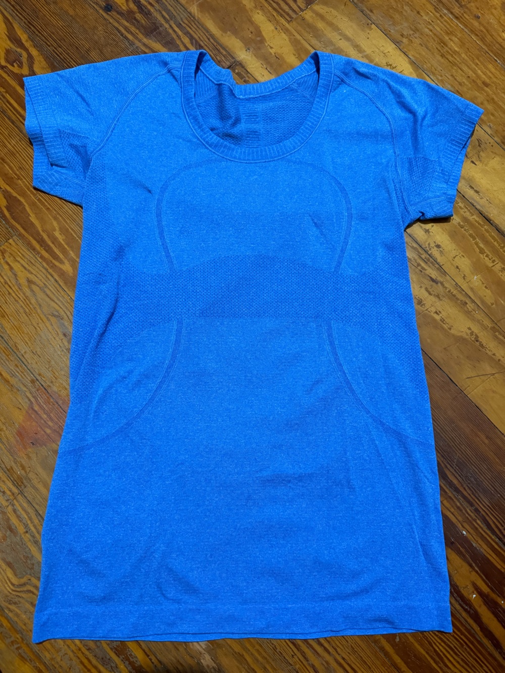 lululemon athletica Short Sleeve Athletic Tee in Bright Blue